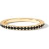 imagePAVOI 14K Gold Plated Sterling Silver Colored CZ Stones Stackable Ring  Simulated Diamond Eternity Bands for WomenYellow Gold