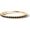 imagePAVOI 14K Gold Plated Sterling Silver Colored CZ Stones Stackable Ring  Simulated Diamond Eternity Bands for WomenYellow Gold