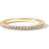 imagePAVOI 14K Gold Plated Sterling Silver Colored CZ Stones Stackable Ring  Simulated Diamond Eternity Bands for WomenYellow Gold