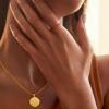 imagePAVOI 14K Gold Plated Sterling Silver Colored CZ Stones Stackable Ring  Simulated Diamond Eternity Bands for WomenYellow Gold