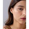 imagePAVOI 14K Gold Plated Sterling Silver Posts Seashell Statement Earrings for Women  Cubic Zirconia Reconstructed Baroque Freshwater Pearl Stud Earring  Brushed Textured Conch Chunky EarringsDainty Seashell