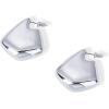imagePAVOI 14K Gold Plated Sterling Silver Posts Statement Earrings for Women  Geometric Dome Teardrop Drop Dangle Hoop Chunky Gold EarringsWhite Gold