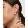 imagePAVOI 18K Gold Plated Sterling Silver Posts Cubic Zirconia Ear Jacket Statement Earrings for Women  Front ampamp Back Stud Earring JacketsYellow Gold