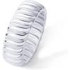 imagePAVOI 14K Gold Plated Chunky Statement Ring  Chunky Stackable Wide Band for WomenWhite Gold