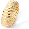 imagePAVOI 14K Gold Plated Chunky Statement Ring  Chunky Stackable Wide Band for WomenYellow Gold