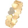 imagePAVOI 14K Gold Plated Heart Stackable Rings for Women  Love Valentines Statement Chunky Signet Ring Band  Friendship RingsYellow Gold