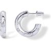 imagePAVOI 14K Gold Plated Star Shine Hoop Earrings for Women  Cubic Zirconia Celestial Chunky Hoops Earrings20mm