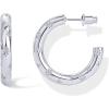 imagePAVOI 14K Gold Plated Star Shine Hoop Earrings for Women  Cubic Zirconia Celestial Chunky Hoops Earrings30mm