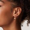imagePAVOI 14K Gold Plated 925 Sterling Silver Post Huggie With Dangle  Butterfly Evil Eye Hamsa Pearl Hoop Earring For Women  Trendy Dangle Hoop EarringsRose Gold