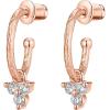 imagePAVOI 14K Gold Plated 925 Sterling Silver Post Huggie With Dangle  Butterfly Evil Eye Hamsa Pearl Hoop Earring For Women  Trendy Dangle Hoop EarringsRose Gold