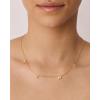 imagePAVOI 14K Gold Plated Pendant Mom Necklace for Women  Dainty Gold Chain Mama Necklace Jewelry Gift for Mothers DayYellow Gold