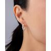 imagePAVOI 14K GoldPlated Classic Pearl Hoop Earrings for Women  Freshwater Pearl Earring PairRound Pearls