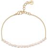 imagePAVOI 18K Gold Plated Beaded Freshwater Cultured Pearl Bracelet for Women  Dainty Bracelet with Pearl BeadsDainty Pearls