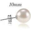 imagePAVOI 18K Gold Plated Sterling Silver Round Stud White Simulated Shell Pearl EarringsWhite Gold