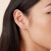 imagePAVOI 925 Sterling Silver Huggie Half Hoop Earrings  Hypoallergenic Minimalist Tiny Cartilage EarringYellow Gold
