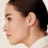imagePAVOI 925 Sterling Silver Huggie Half Hoop Earrings  Hypoallergenic Minimalist Tiny Cartilage EarringYellow Gold