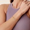 imagePAVOI Gold Plated Twisted Chunky Bangle Bracelet  14K Gold Plated  Lightweight Everyday JewelryWhite Gold