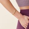 imagePAVOI Gold Plated Twisted Chunky Bangle Bracelet  14K Gold Plated  Lightweight Everyday JewelryWhite Gold