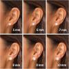 imagePAVOI Handpicked AAA 14K Gold Round White Freshwater Cultured Pearl Earrings  Pearl Earrings for WomenWhite Gold