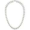 imagePAVOI Sterling Silver Round White Simulated Shell Pearl Necklace Strand  Pearl Choker Necklace  Jewelry for Women10mm