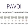 imagePAVOI Sterling Silver Simulated Shell Pearl Earrings Leverback Dangle Studs10mm