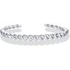 imagePAVOI Gold Plated Twisted Chunky Bangle Bracelet  14K Gold Plated  Lightweight Everyday JewelryWhite Gold