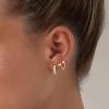 imagePAVOI 14K Gold Earrings Connector Chain for Women Convertible Dangle Chain for Double Piercings15mm Yellow