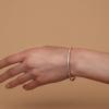 imagePAVOI 14K Gold Plated Cubic Zirconia Bangle Tennis Bracelets for Women  Classic Love Cuff Bangle BraceletsRose Gold