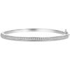 imagePAVOI 14K Gold Plated Cubic Zirconia Bangle Tennis Bracelets for Women  Classic Love Cuff Bangle BraceletsWhite Gold