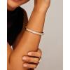 imagePAVOI 14K Gold Plated Cubic Zirconia Bangle Tennis Bracelets for Women  Classic Love Cuff Bangle BraceletsYellow Gold