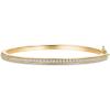 imagePAVOI 14K Gold Plated Cubic Zirconia Bangle Tennis Bracelets for Women  Classic Love Cuff Bangle BraceletsYellow Gold
