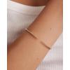 imagePAVOI 14K Gold Plated Cubic Zirconia Claw Bangle Bracelet  Elegant CZ Cuff Bracelets for WomenWhite Gold