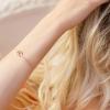 imagePAVOI 14K Gold Plated Forever Love Knot Infinity Bangle Bracelets for Women  Adjustable Gold Bangle Bracelet for WomenYellow Gold