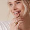 imagePAVOI 18K Gold Plated 3 Rings Set  Gold Stacking Rings for Women  Stacking Ring SetRose Gold