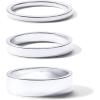 imagePAVOI 18K Gold Plated 3 Rings Set  Gold Stacking Rings for Women  Stacking Ring SetWhite Gold