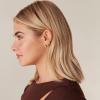 imagePAVOI 18K Gold Plated 925 Sterling Silver Posts 3 Pairs Hoop Earrings Set for Women  Huggie Earring PackCubic Zirconia