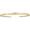 imagePAVOI 14K Gold Plated Cubic Zirconia Claw Bangle Bracelet  Elegant CZ Cuff Bracelets for WomenYellow Gold