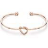 imagePAVOI 14K Gold Plated Forever Love Knot Infinity Bangle Bracelets for Women  Adjustable Gold Bangle Bracelet for WomenRose Gold