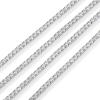 imagePAVOI 14K Gold Plated 3mm Simulated Diamond Tennis Necklace for Women  Tennis Chain  Chunky Long Gold Necklace for Women Sizes 15quot and 18quotWhite Gold