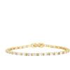 imagePAVOI 14K Gold Plated CZ Tennis Bracelet For Women  Classic Emerald Cut Simulated Diamond Bracelet7 Inches
