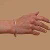 imagePAVOI 14K Gold Plated Cubic Zirconia Classic Tennis Bracelet  Gold Bracelets for Women  4mm CZ Size 6575 InchRose Gold