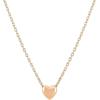 imagePAVOI 14K Gold Plated Cubic Zirconia Heart Necklace  Cute Dainty Love Pendant Necklaces for WomenRose Gold