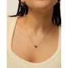 imagePAVOI 14K Gold Plated Cubic Zirconia Heart Necklace  Cute Dainty Love Pendant Necklaces for WomenWhite Gold