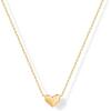 imagePAVOI 14K Gold Plated Cubic Zirconia Heart Necklace  Cute Dainty Love Pendant Necklaces for WomenYellow Gold