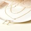 imagePAVOI 14K Gold Plated Layering Necklaces  Stylish Minimalist Design Pendant Necklaces  Bar Lotus Disc Dog Tag Horizontal Bar Pendants for WomenRose Gold