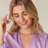 imagePAVOI 14K Gold Plated Layering Necklaces  Stylish Minimalist Design Pendant Necklaces  Bar Lotus Disc Dog Tag Horizontal Bar Pendants for WomenYellow Gold