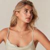 imagePAVOI 14K Gold Plated Layering Necklaces  Stylish Minimalist Design Pendant Necklaces  Bar Lotus Disc Dog Tag Horizontal Bar Pendants for WomenYellow Gold