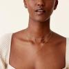 imagePAVOI 14K Gold Plated Layering Necklaces  Stylish Minimalist Design Pendant Necklaces  Bar Lotus Disc Dog Tag Horizontal Bar Pendants for WomenYellow Gold