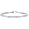 imagePAVOI 14K Gold Plated 2mm Cubic Zirconia Honeycomb Tennis Bracelet  Gold Bracelet for Women  SizeS 6575 Inch65 Inches