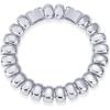 imagePAVOI 14K Gold Plated Chunky Ribbed Texture Bracelet for Women Gold Statement Jewelry PieceWhite Gold